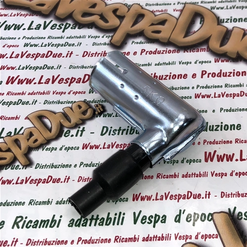 Tapón de bujía metálico con protección antiinterferencias de 5k ohm para VESPA APE LAMBRETTA DUCATI MOTO GUZZI ro 029465