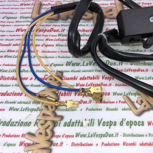 Interrupteur d'éclairage pour Vespa 125, 150 et 200 PX PE avec clignotants et sans batterie, ou pour systèmes 12 volts sans clignotants ni batterie, version Eco RO 149185
