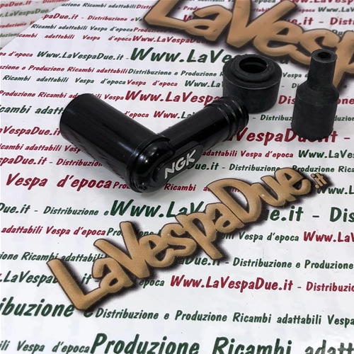 NGK LB05FF spark plug cap in phenolic resin for spark plug with resistor for VESPA APE LAMBRETTA CIAO 5KOHM