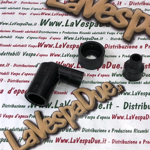 NGK LZFH spark plug cap in phenolic resin for spark plug without resistor for VESPA APE LAMBRETTA CIAO