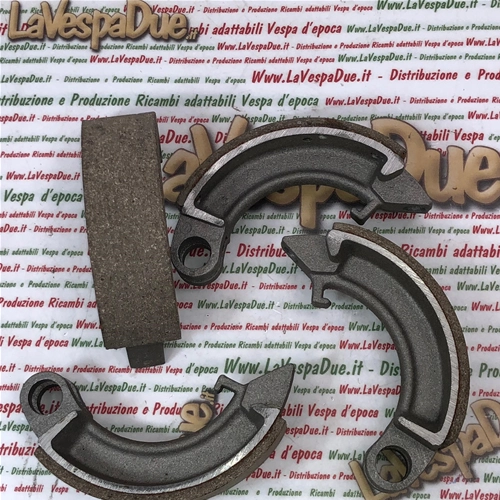 Paire de mâchoires de frein arrière pour APE 150 AB1T AB2T AB3T AB4T AC1T AC2T AC3T APA1T, phares bas, Calessino et transport de marchandises