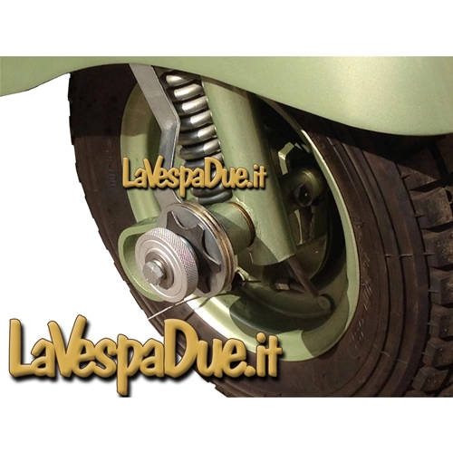 Ammortizzatore supplementare regolabile VESPA 125 V1 V15 VN VM VL V30 Faro Basso Cambio Bacchetta PRODOTTO ITALIANO