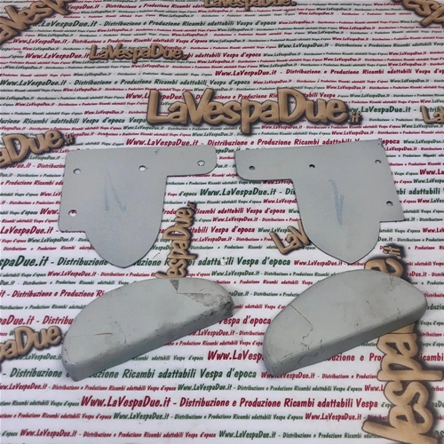 Pair of side indicator covers for APE 150 B AB1T AB2T AB3T AB4T from 1953 to 1956, handcrafted product