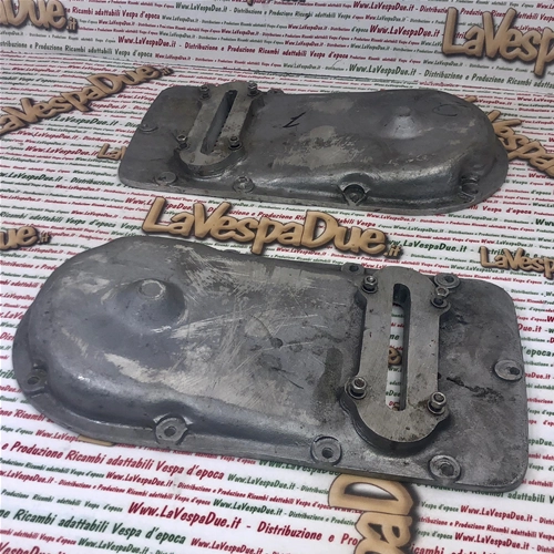 Par de tapas redondas para Piaggio APE 125 A A1T A15T, brazos de la cadena de transmisión trasera, varilla de cambio de marchas, faro, bajo, calessino, primera serie