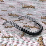 GUARDABARROS PERIMETRAL CROMADO PARA VESPA PX 80 125 150 200 PE PK 50 125 T5 EN TUBO DE ACERO DOBLE MODELO AMERICA CON PARACHOQUES DE GOMA