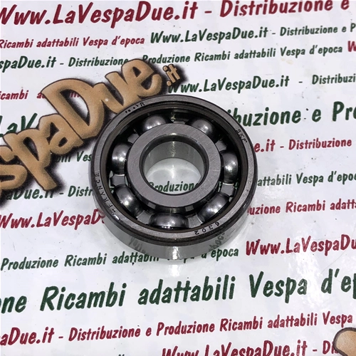 Roulement SKF 6302 mm 15X42X13 pour accouplement flexible d'arbre primaire pour VESPA 80 125 150 180 200 PX PE ARCOBALENO MILLENNIUM COSA 2 SPRINT SUPER RALLY COSA CLX de 1981 à 2013 APE 220 420 ro 83018R 253934 112793 235934 485912