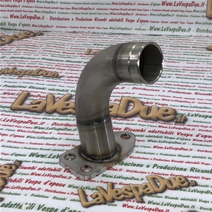 Colector de admisión de carburador de acero inoxidable para VESPA GS 150 VS1 VS2 VS3 VS4 VS5T con válvula de disco rotativo
