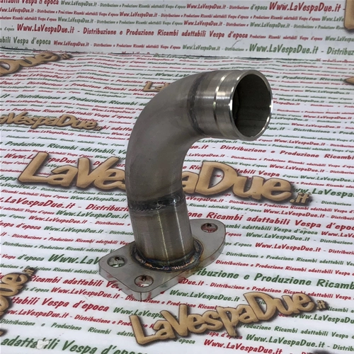 Colector de admisión de carburador de acero inoxidable para VESPA GS 150 VS1 VS2 VS3 VS4 VS5T con válvula de disco rotativo