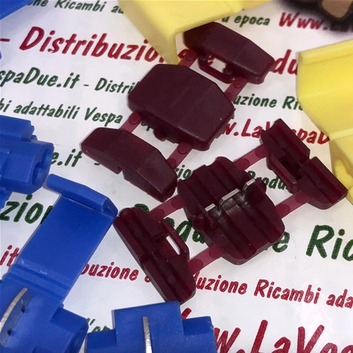 Clip pack Set of 15 current taps mixed sizes VESPA APE LAMBRETTA various applications modifications electrical system