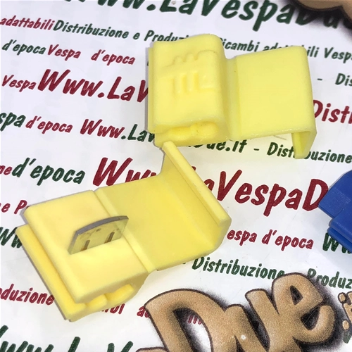 Clip pack Set of 15 current taps mixed sizes VESPA APE LAMBRETTA various applications modifications electrical system