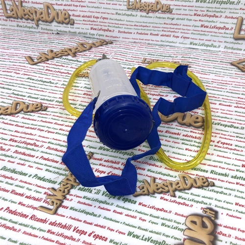 300ml BLUE supplementary fuel tank canister for engine bench testing for VESPA LAMBRETTA APE AND SCOOTER with fuel tap