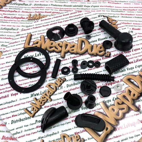 Kit de pasacables de goma y guía de cables para VESPA 125 150 160 180 200 GS SPRINT SUPER VNB VBB GL TS GTR