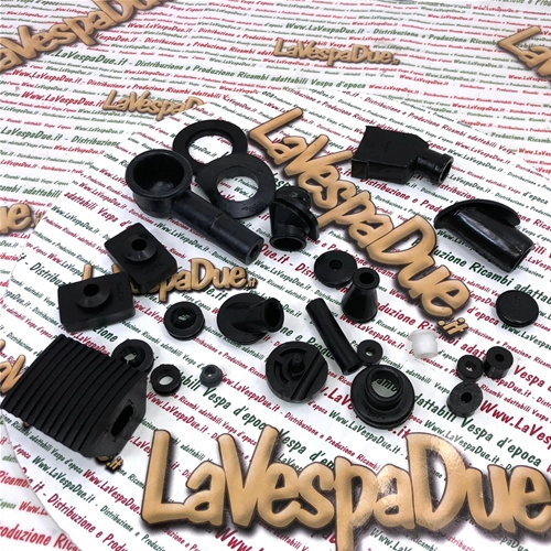 Kit de pasacables y prensaestopas de goma para VESPA 125 150 160 180 200 GS SPRINT SUPER VNB VBB GL TS GTR CON UNIDAD DE CONTROL EXTERNA