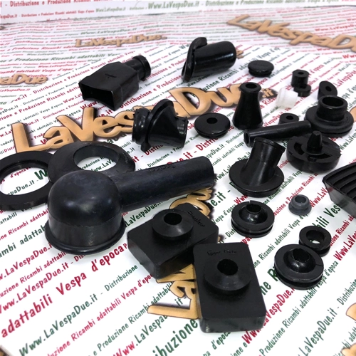 Kit de pasacables y prensaestopas de goma para VESPA 125 150 160 180 200 GS SPRINT SUPER VNB VBB GL TS GTR CON UNIDAD DE CONTROL EXTERNA