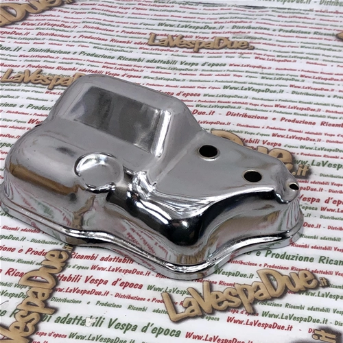 Verchromter/galvanisierter Deckel für Vergasergehäuse mit automatischem Mischer für VESPA PX 125 150 180 200 RALLY T5 RO 249114 - 4178205
