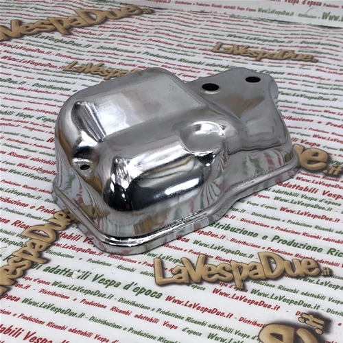 Verchromter/galvanisierter Deckel für Vergasergehäuse mit automatischem Mischer für VESPA PX 125 150 180 200 RALLY T5 RO 249114 - 4178205