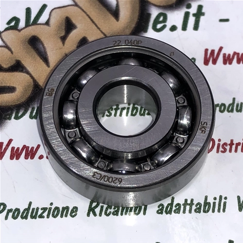 SKF 6200 C3 10X30X9 Lager mit mehreren Zahnradzapfen, Schwungradseite für VESPA 50 125 NLR ET3 PRIMAVERA PK 50 125 S XL APE P50 FL FL2 FL3 RST MIX ro 007035