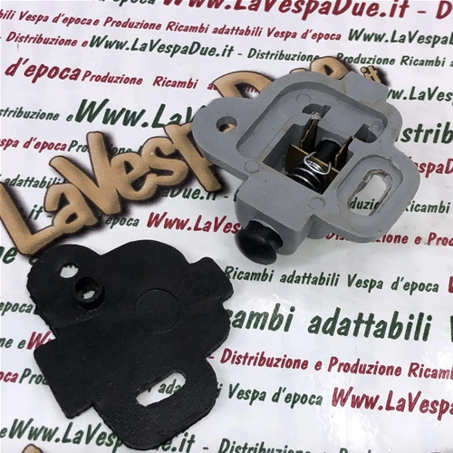 Bouton-poussoir de butée de pédale de frein gris (grand modèle) pour VESPA 125 VNB2 TS GT GTR SUPER 150 SUPER SPRINT VELOCE RALLY - Qualité supérieure ro 055316