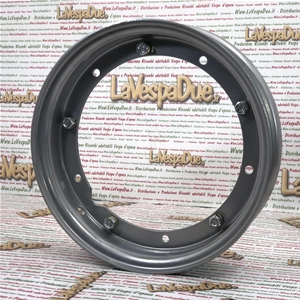 Wheel rim color gray aluminum 3.00 3.50 10" VESPA 50 80 90 125 150 200 SPECIAL SS PRIMAVERA ET3 PK HP PE PX ARCOBALENO SPRINT TS APE RALLY GT GL TS ro 084631 0846315 5800010