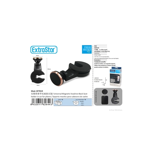 ExtraStar Magnetische Auto-Handyhalterung für Seat SP7019 für APPLE IPAD, IPHONE, SAMSUNG, HUAWEI ONE+