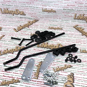 Kit de fixation de pare-brise pour pare-brise d'origine Piaggio pour Vespa 80, 125, 150, 200 PX PE à partir de 1978 (réf. 445833 et 445713)