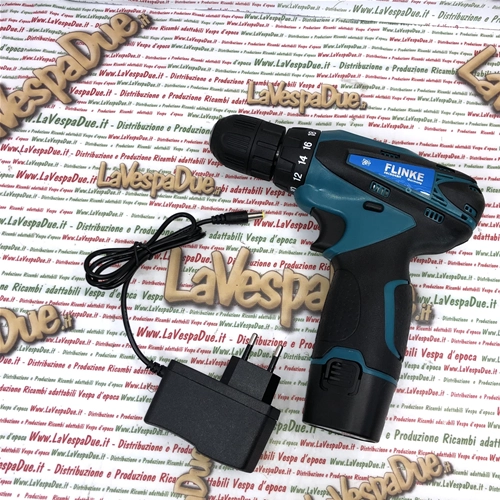 Perceuse-visseuse alimentée par batterie rechargeable 12 volts
