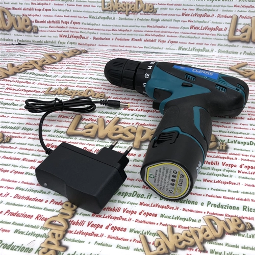 Perceuse-visseuse alimentée par batterie rechargeable 12 volts