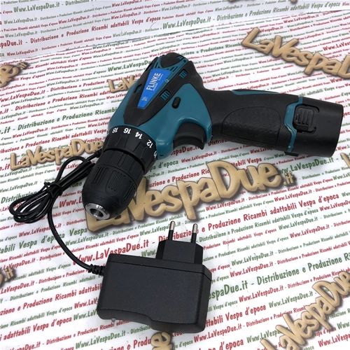 Perceuse-visseuse alimentée par batterie rechargeable 12 volts