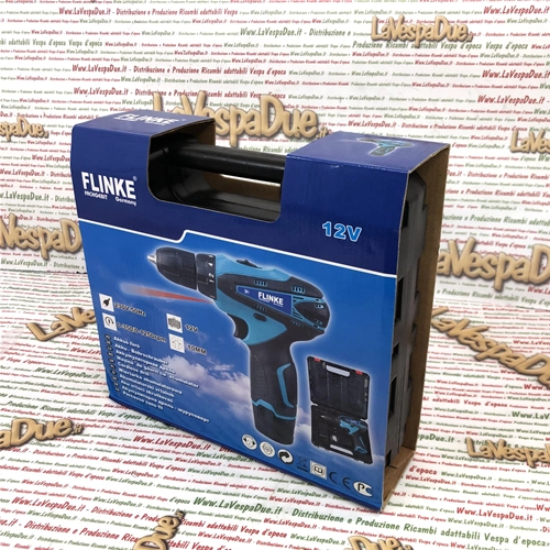 Perceuse-visseuse alimentée par batterie rechargeable 12 volts