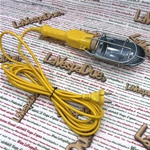 Lámpara de inspección de taller con portalámparas E27 y cable de 5 metros de longitud.