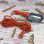 Lámpara de inspección para taller con portalámparas E27 y cable de 10 metros de longitud.