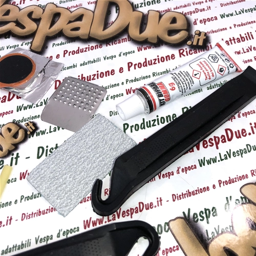 Kit de reparación de cámaras de aire para bicicletas y patinetes
