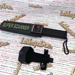 Detector de metales MD-3003B1 con soporte para cinturón, alimentado por una batería de 9 voltios, para la seguridad de sus eventos.