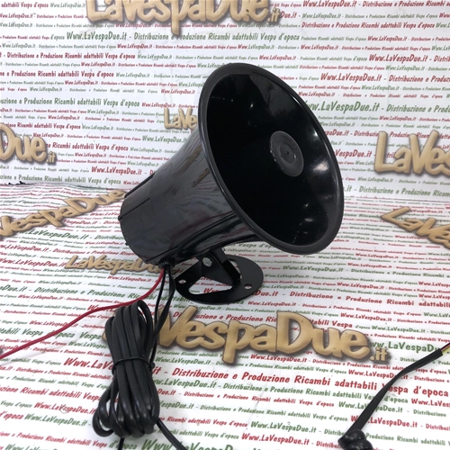 7-channel siren megaphone control unit, 100W, 12V, waterproof, with built-in microphone.