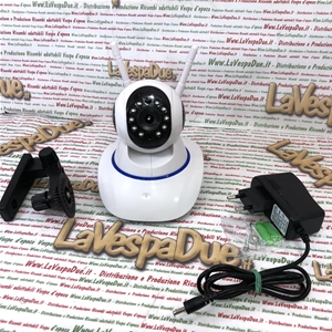 Cámara IP inalámbrica HD 1080P P2P con LED infrarrojos motorizado, Wi-Fi o WLAN y salida de memoria externa para videovigilancia remota para APPLE IPHONE IPAD SAMSUNG HUAWEI ONE+