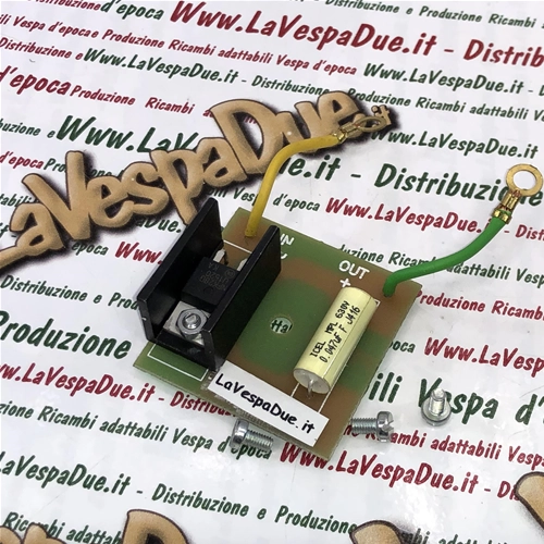 Redresseur VESPA 150 VL1T VL2T VL3T jusqu'au châssis 82751 avec régulateur de courant électronique et dissipateur thermique