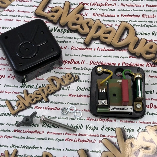Kit redresseur pour câbles externes VESPA 150 GS VS1T et VS2T vers carte électronique : régulateur de courant avec dissipateur thermique et diode haute tension.