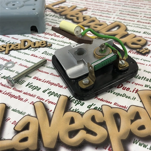 Kit redresseur électronique pour VESPA 180 SS, régulateur de courant avec dissipateur thermique plus large et diode haute tension, reproduction du modèle d'origine