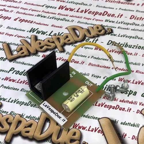 Rectifier VESPA 150 VB1T gs dei poveri 150 VL3T from frame 82752 to electronic board current regulator with heat sink