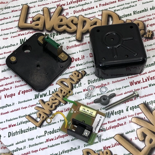 Kit redresseur pour Vespa 125 VNB1 Super GT 150 Super Sprint VBB1 GL 180 SS 200 Rally, comprenant une carte électronique, un régulateur de courant et un dissipateur thermique.
