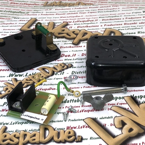 Kit redresseur pour Vespa 125 VNB1 Super GT 150 Super Sprint VBB1 GL 180 SS 200 Rally, comprenant une carte électronique, un régulateur de courant et un dissipateur thermique.