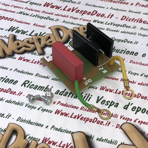 Carte électronique redresseuse VESPA 150 GS VS1T, câbles externes, régulateur de courant VS2T avec dissipateur thermique et diode haute tension