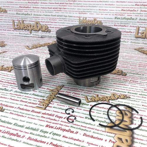 Cylinder and piston kit 57.8 mm thermal group for VESPA 150 PE PX adaptable 125