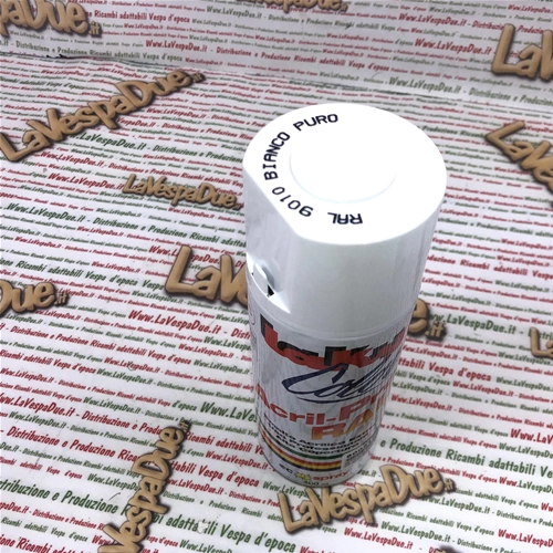 Extra Pro RAL 9010 Reinweißer Glanz-Acryl-Sprühlack für den professionellen Einsatz, 400-ml-Dose mit selbstreinigendem Ventil