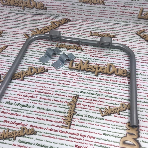 Grey stand, 16 mm thick, complete with brackets for VESPA 50 90 SS V5SS1T V9SS1T