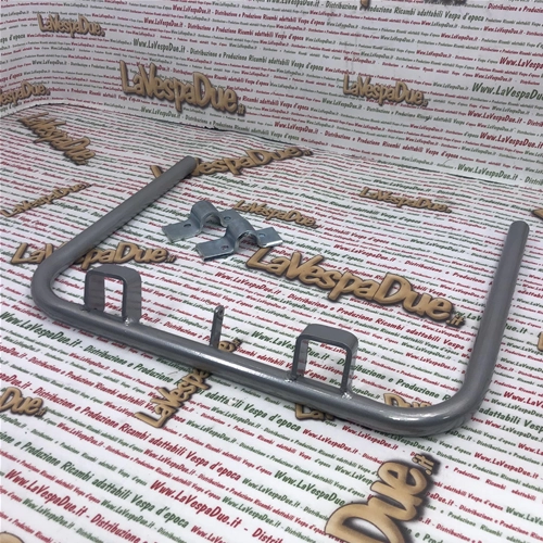 Grey stand, 16 mm thick, complete with brackets for VESPA 50 90 SS V5SS1T V9SS1T
