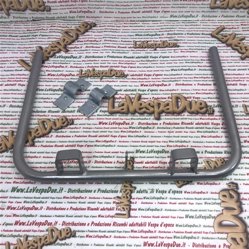 Grey stand, 16 mm thick, complete with brackets for VESPA 50 90 SS V5SS1T V9SS1T