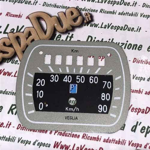Tachometer mit grünem Hintergrund für VESPA 125 150 V30T V33T VM1 VM2 VN1 VN2 150 VL1 VL2 STRUZZO
