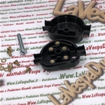 Enchufe de baja tensión para VESPA 125 VNB6T VNC1T VBB2T VBC1T VLA1T GT GTR SPRINT SPRINT VELOCE RALLY 180. Producto italiano.