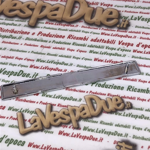 Heckbeschriftung aus Aluminium für VESPA 200 RALLYE GROSSBUCHSTABEN erste Serie
